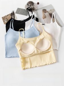 MiiOW | Áo ba lỗ không tay ngắn một mảnh Catwoman dành cho nữ mùa hè Áo ba lỗ hở eo ngọt ngào Áo ba lỗ lót ngực một mảnh Áo ba lỗ hở lưng