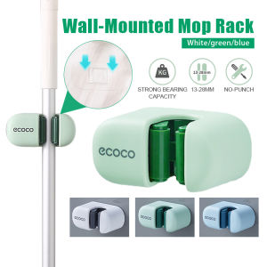 (Fast Delivery) ECOCO Wall Mounted Mop Holder No Drilling Mop Holder Broom Holder Umbrella Holder Bathroom Holder Household Adhesive Hanging Hook