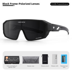 West Biking | WEST BIKING Large-Frame HD Polarized Sunglasses Night Vision Lenses Myopia Fit Fishing Camping Cycling Goggles High Definition