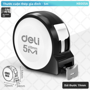 MONLEYTA | Thước đo dây tròn thép không gỉ dày cứng của Đức 5 mét độ chính xác cao chống mài mòn nước chống thấm điện Thiết kế nhà bếp