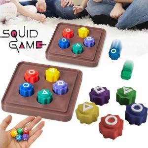 Squid Game 2 5PCS Gonggi Stone Catching Toy Squid Gong Gi Party Finger Exercise Stress Relief Toy
