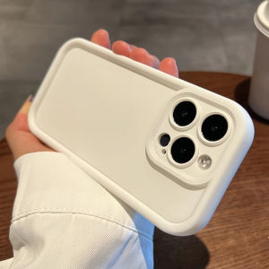 Luxury Solid Color Shockproof Phone Case For iPhone 16 15 14 13 12 11 17 Pro Max AIR 14 15 Plus Cases Bumper Cover Accessories