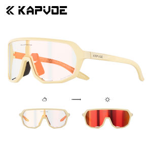 Kapvoe(kapvoe) | Kapvoe Photochromic Hiking Eyewear Glasses Camping Bike Bicycle UV400 Sunglasses Sports for Men Women Cycling Running Glasses