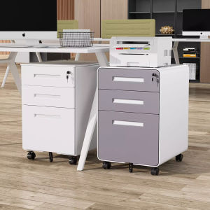 Office Under-Desk Mobile Filing Cabinet