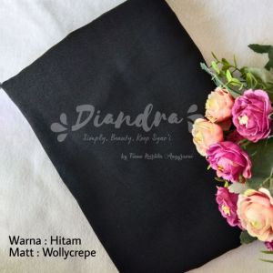 Diandra Hijab Jilbab Tali Khimar Tali Kerudung Tali Bergo Tali Bergo Maryam size XXXL Wollycrepe