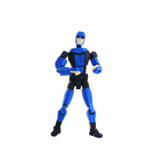 3D Printed Articulated Invincible Mark Action Figure Multi-Jointed Movable Model Collectible Toy Striped Design 13cm