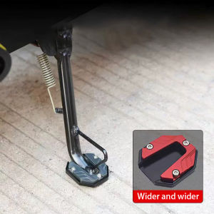 SEAMETAL Motorcycle Enlarged Foot Bracket Bicycle Aluminum Alloy Anti Slip Floor Mats Motorcycle Side Step Protection Accessories