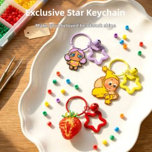 XINZUO | Baking Painted DIY Beads Keychain Accessories