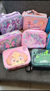 Tempat Makan Anak Smiggle / Lunch Bag Snaps Square bordir dan applique