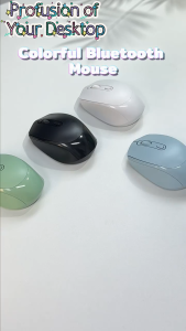 Rechargeable Wireless Bluetooth Silent Mouse Slim Compact Gaming Mouse for iPad MacBook Tablet Laptop PC