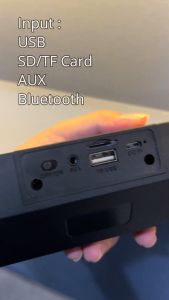 Soundbar Speaker TV Komputer Laptop HP Full Bass MITSUYAMA SOUNDBAR 1 SERIES Speaker Bluetooth / USB / TF / AUX / LED RGB / Baterai Cas