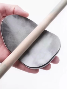 Universal Pool Cue Shaft Sponge Double Sided Billiard Cue Polisher For Wooden Cue Smooth Grind