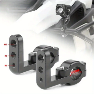 Universal Car & Motorcycle Headlight Clip Bracket Kit 1/2pcs LED Work Light Pole Installation for Truck Car ATV Motorcycle