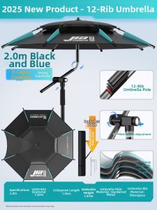 JIAZHIDIAO | Fishing Umbrella Outdoor UV Protection Sunshade