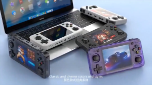 R36H Retro Handheld Game Console 3.5" HD Display Rechargeable Player