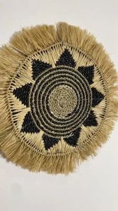 Placemat Wall Decor Hiasan Dinding Seagrass Etnik Kerajinan Anyaman B.CRAFTJOGJA