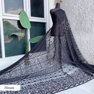 Bahan Kain Broklat Lace Malika / Lace Malaika Premium / Bridesmaid Broklat Lace Termurah Harga 1/2 meter