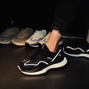 JORLU Sepatu Sneakers Wanita Korea Black Sport Shoes V021