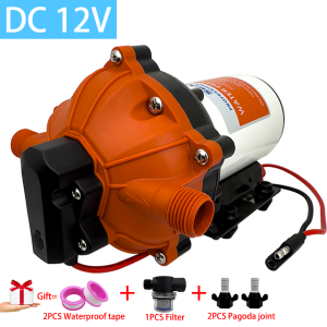 SEAFLO Diaphragm Water Pump 5.0GPM 60PSI DC12/24V Volts Electric Yacht Boat Marine RV Caravan High Pressure Supply 5 Chamber