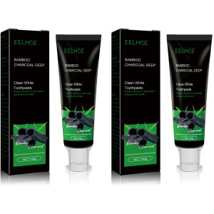 EELHOE | Clean White Toothpaste Effectively Remove Dental Plaque Eliminate Oral Odors Caring for Dental Health Bamboo Charcoal Toothpaste