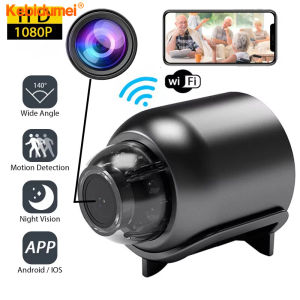 (local delivery) Kebidumei 1080P HD Mini Wifi Camera Baby Monitor Indoor Security Surveillance Camera Night Vision Camcorder IP Cam Audio Video Recorder