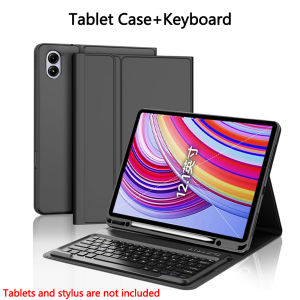 Tablet Case for Xiaomi Poco Pad 12.1" 2024 / Redmi Pad Pro 12.1 Inch Detachable Keyboard Multi-Angle Stand Case with Pen Holder