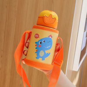 500ml Unicorn Kids Thermos Bottle Cute Childrens Thermal Water Bottle Stainless Steel Thermos Mug For Kids Portable Water Cup