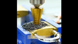 Mata Bor Pagoda Untuk Baja Spiral HSS Steel Titanium Coated mata bor Pagoda besi kerucut Cone drill hole saw