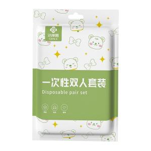 Travel One-time Use Bed Sheet Pillowcase Cover Set