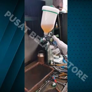 ROLKETU HVLP Spray Gun cat kompresor mesin semprot mobil Professional 1.4/1.7/2.0mm H 2008