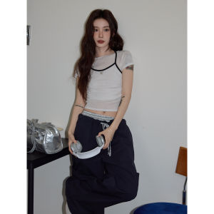Design Stylish Faux-layered T-shirt Short