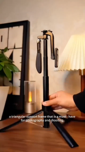 Special Mobile Phone Holder for Live Broadcast Multi-functional Selfie Stick Tripod Triangular Support Frame Camera Shooting Artifact