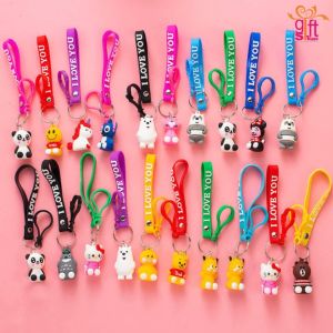 [High Quality] Cute Colourful Cartoon Character Keychain Pendant Small Gift | Hadiah Kanak Kanak Murah Comel Keychain