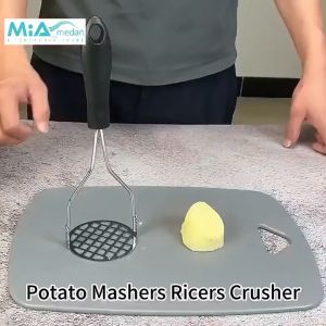 𝐌𝐢𝐀 (Grosiran) Potato Masher Penghancur Pelumat Kentang Press Burger 𝗠𝗲𝗿𝗸 𝗡𝗢𝗦𝗔𝗚 Penghalus Ubi Telor Penekan Daging