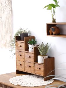 Wall Mounted Wooden Drawer Boxes Multi Drawer Wooden Storage Boxes Step Boxes & Multi Use Boxes Desktop Organization