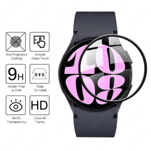 HD Black Edge Tempered Glass Film For OnePlus Watch 2 eSIM 2R Anti Scratch Anti-Fingerprints Watch Screen Protector