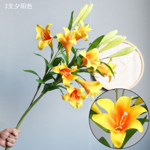 Lushihua Artificial Hydrangea Rose Decorative Flower Bouquet Living Room European Style Fabric Simulation Dry Flower Arrangement