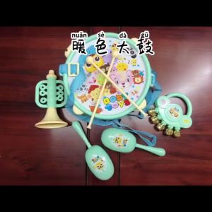 Toy Drum For Kids Children Drum Toy Kids Drum Music Instrument Drum For Boys Girls Present Gift 儿童小喇叭玩具鼓乐器 *READY STOCK*