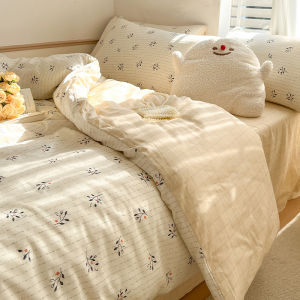 Kiss Dear | Cotton Floral Bedding Set 4 Pieces