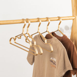 Anti-Slip Aluminum Alloy Childrens Clothes Hanger Home Use Baby Special No Trace Metal Clothes Hanger for Kids All Ages