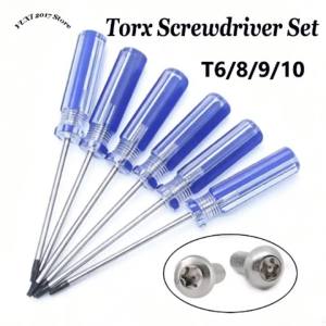 Magnetic Hole Torx Screwdriver Set T6 T8 T9 T10 Precision Repair Tool Kit For Xbox 360 Game Controller