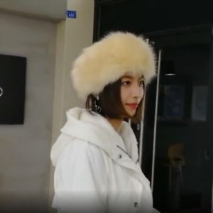 1PC Winter Faux Fur Headband Russian Warm Cap Fluffy Fur Empty Top Hat Ladies Earwarmer Thick Fluffy Hat