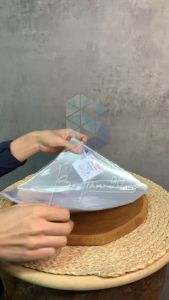 (ISI 100 Lembar) Plastik OPP Lembar 20x20 cm Plastik Lembar 20x20 cm Plastik Kue Basah 30s Mikron Plastik Bening Plastik Dadar Gulung Plastik Jajanan Pasar