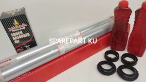 KZL PAKET AS SHOCK DEPAN BEAT FI + 2 PCS OLI SOK HONDA + 2 PCS SEAL SHOCK DEPAN + 2 PCS TUTUP ABU BEAT POP / BEAT ESP / BEAT STREET / VARIO 125 150 / VARIO FI / SCOOPY FI / SPACY FI / SATU SET SOK DEPAN / AS SOK DEPAN / SIL SHOK / SEL SOK / TUTUP DEBU