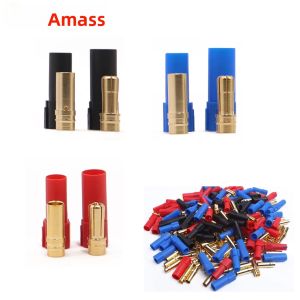 Bộ Chuyển Đổi Đầu Nối AMASS XT150 9 Cặp Đầu Đực Đầu Cái 6mm Mạ Vàng Kiểu Chuối Dành Cho Pin LiPo RC - Bộ Dụng Cụ Kết Nối Kim Loại Cho Máy Bay & Đồ Chơi Điều Khiển Từ Xa
