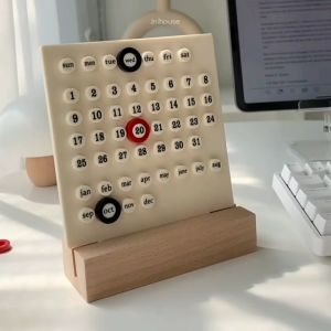 Kalender Meja Abadi Permanent Calendar Diy Kalender