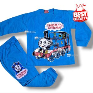 Stelan Piyama Kereta Thomas Baju setelan anak harian dan baju tidur 2-10 tahun keren