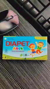 DIAPET ANAK SACHET/ MEREDAKAN DIARE ANAK / OBAT DIARE HERBAL UNTUK DIARE / BUANG AIR BESAR