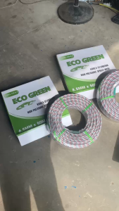 Dây phun áp lực ECO GREEN 6.5mm chiều dài 50m đan 3 lớp chắc chắn 180 bar dùng tưới cây phun thuốc