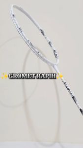 Racket Badminton Kansa Sindoro Badminton Racket White Black 30Lbs 100% Full Carbon Fibre Professional Racquet Tournament